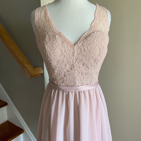 Mori Lee 31054 blush size 14 - Picture 3 of 5